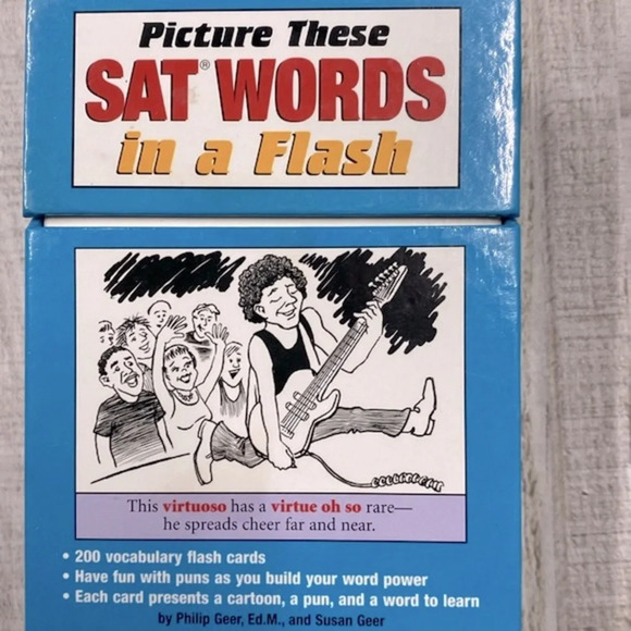 Pictures these SAT words in a flash cards by Philip Geer 2010 - Picture 3 of 6